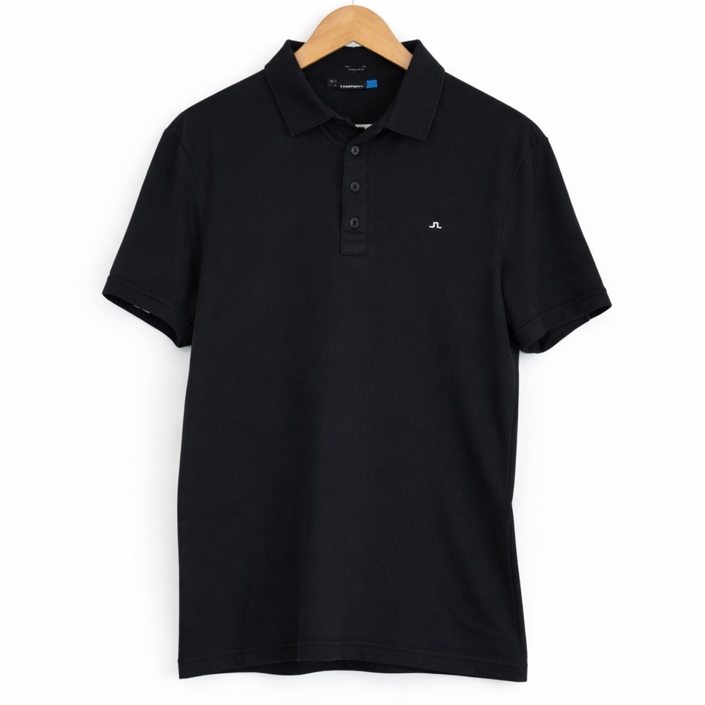 Black & White J. Lindeberg Performance Polo - Large